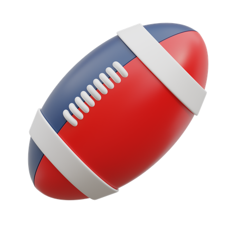 American Rugby Ball  3D Icon