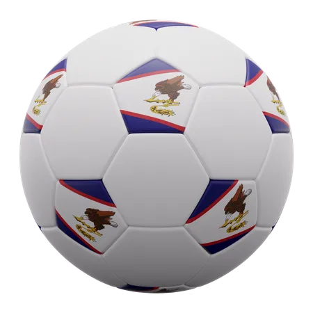 American Samoa Ball 3D Icon