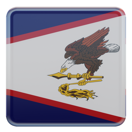 American Samoa Flag  3D Flag