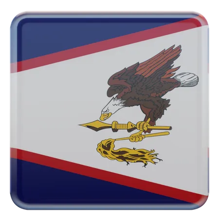 American Samoa Flag  3D Flag