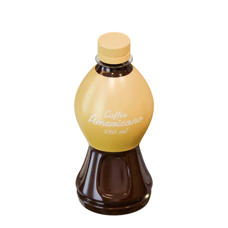 Americano Coffee In A Bottle  3D Icon