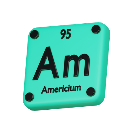 Americium  3D Icon