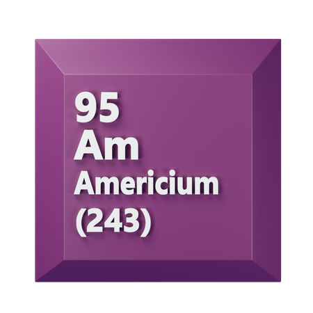 Américium  3D Icon