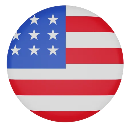 Amerika  3D Icon