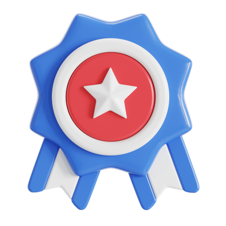 Amerika-Abzeichen  3D Icon