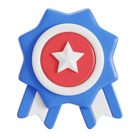 Amerika-Abzeichen  3D Icon