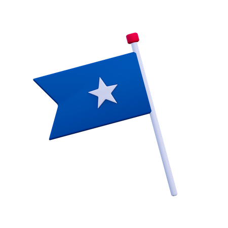 Amerika Flagge  3D Illustration