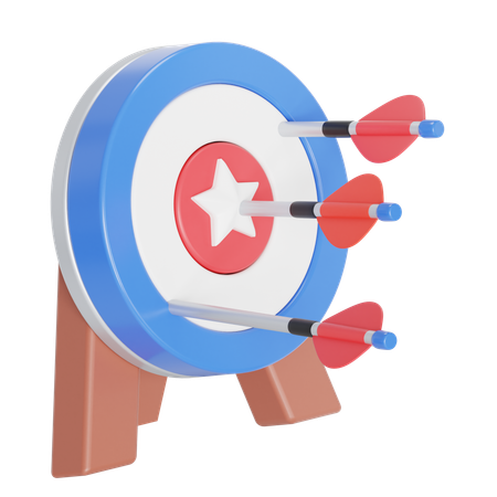 Amerika-Ziel  3D Icon