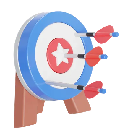 Amerika-Ziel  3D Icon