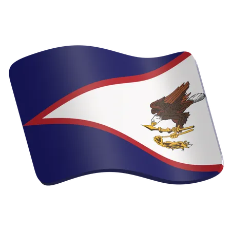 Amerikanischen Samoa-Inseln  3D Icon