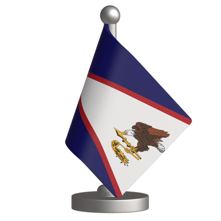 Amerikanischen Samoa-Inseln  3D Icon