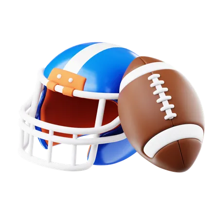 Amerikanischer Fußball  3D Icon