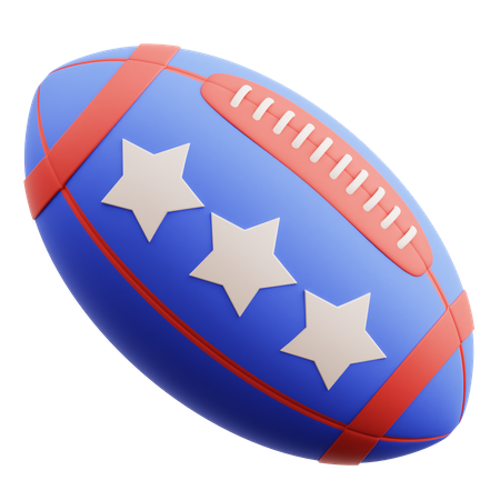 Amerikanischer Fußball  3D Icon