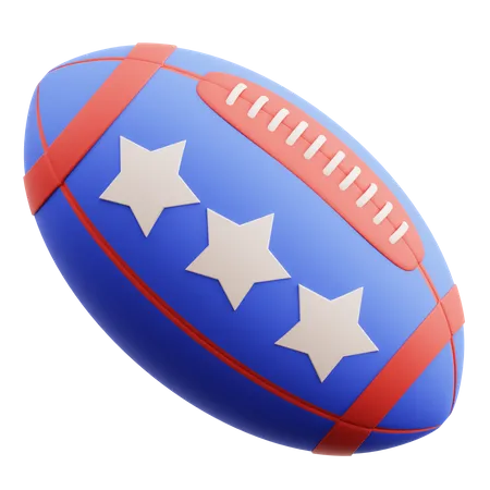 Amerikanischer Fußball  3D Icon