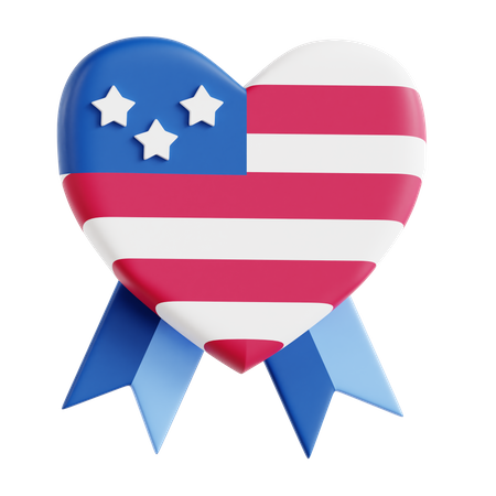 Amerikanischer Unabhängigkeitstag  3D Icon