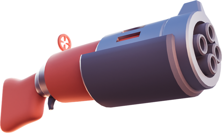 Ametralladora 3D Icon