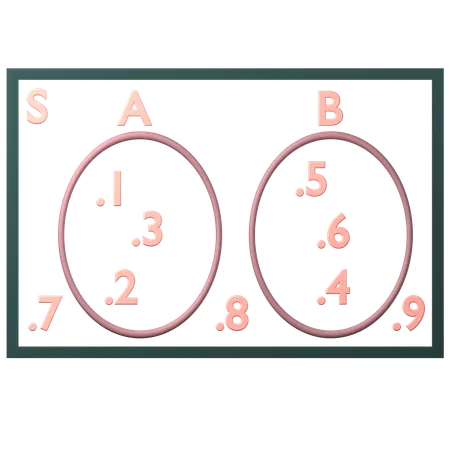 Diagrama de Venn  3D Icon