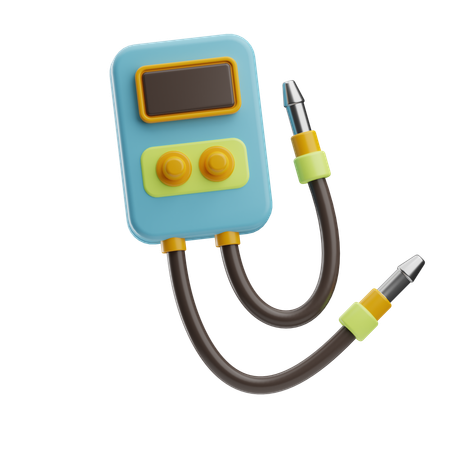 Ammeter  3D Icon