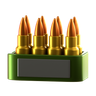 3d ammunition illustration