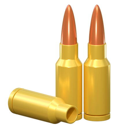 Ammunition Bullet  3D Icon