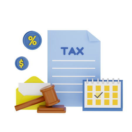 Amnistie fiscale  3D Icon