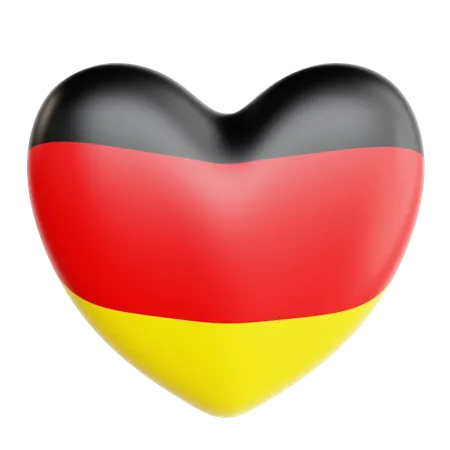 Amor alemania  3D Icon