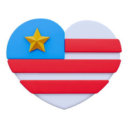 Amor americano  3D Icon