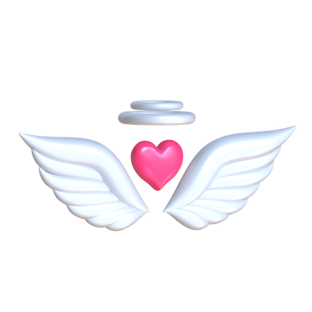Ángel de amor  3D Icon