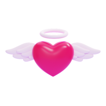 Ángel de amor  3D Icon