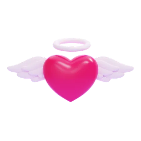 Ángel de amor  3D Icon