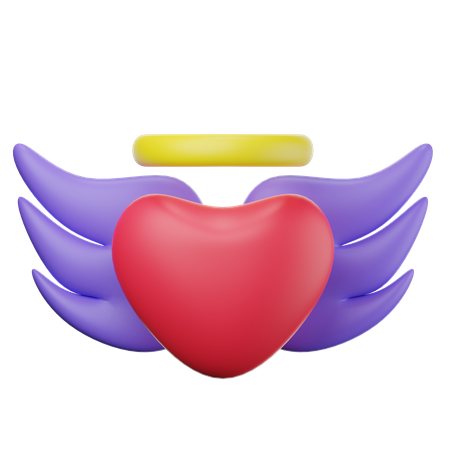 Ángel de amor  3D Icon