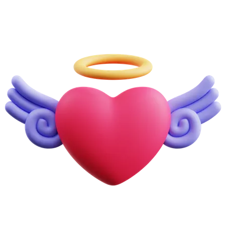 Ángel de amor  3D Icon