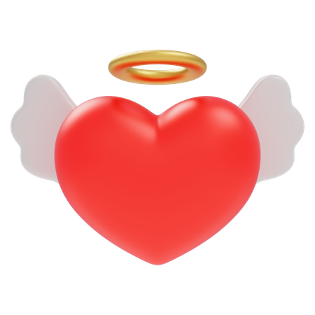 Ángel de amor  3D Icon