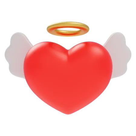 Ángel de amor  3D Icon