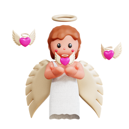 Anjo do amor  3D Icon