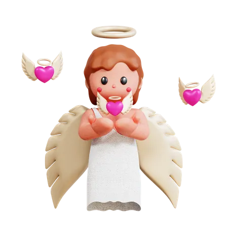 Anjo do amor  3D Icon