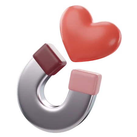 Atracción de amor  3D Icon