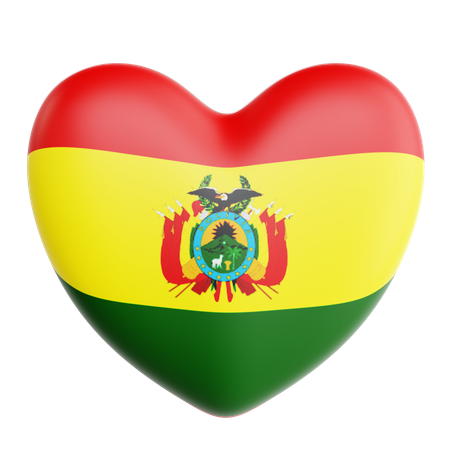 Amo bolivia  3D Icon