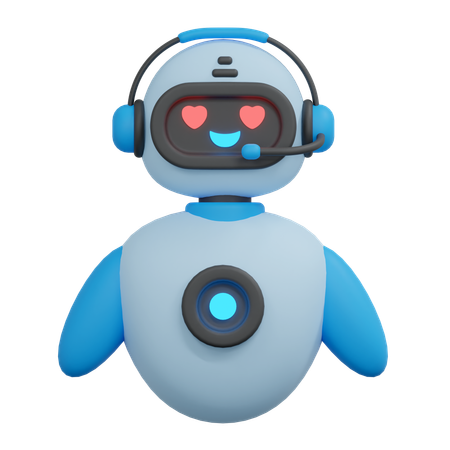 Robot de amor  3D Icon