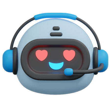 Robot de amor  3D Icon