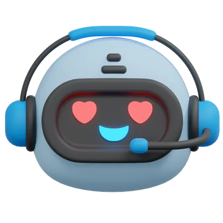 Robot de amor  3D Icon