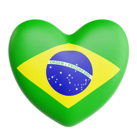 Amo o brasil  3D Icon