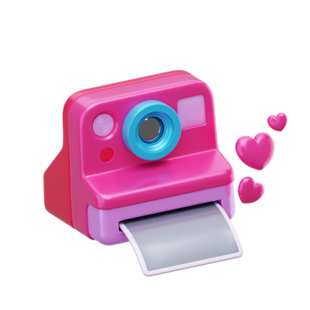 Cámara de amor  3D Icon