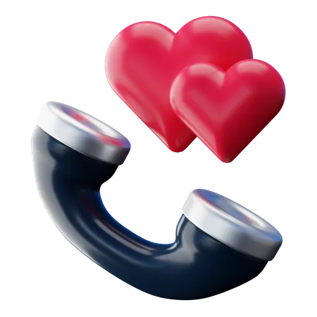 Chamada de amor  3D Icon