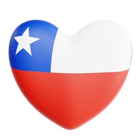 Amo chile  3D Icon