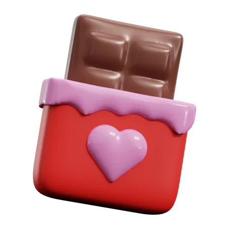 Amor chocolateado  3D Icon