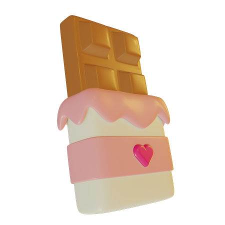 Amo chocolate  3D Icon