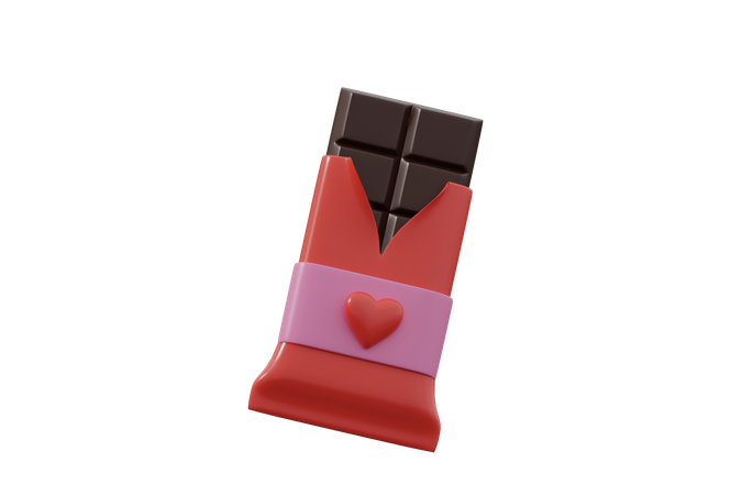 Amor chocolateado  3D Icon