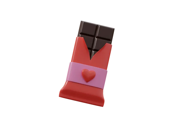 Amor chocolateado  3D Icon