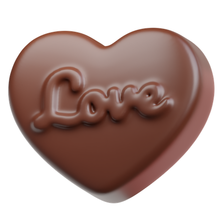 Amor chocolateado  3D Icon